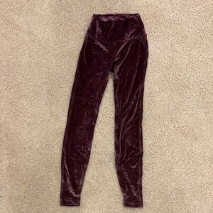 lululemon athletica Velvet Leggings in Deep Burgundy